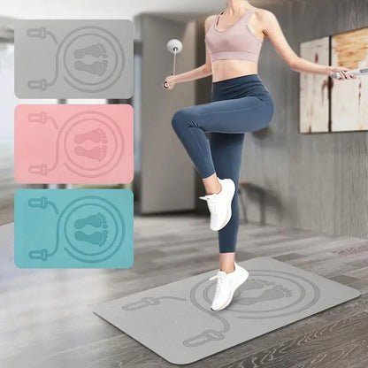 Premium Anti-Noise Jump Rope Mat - Shock Absorbing, Non-Slip TPE Yoga & Fitness Mat for Ultimate Comfort and Performance